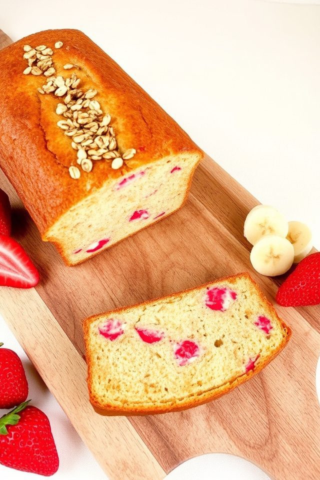 moist strawberry banana treat