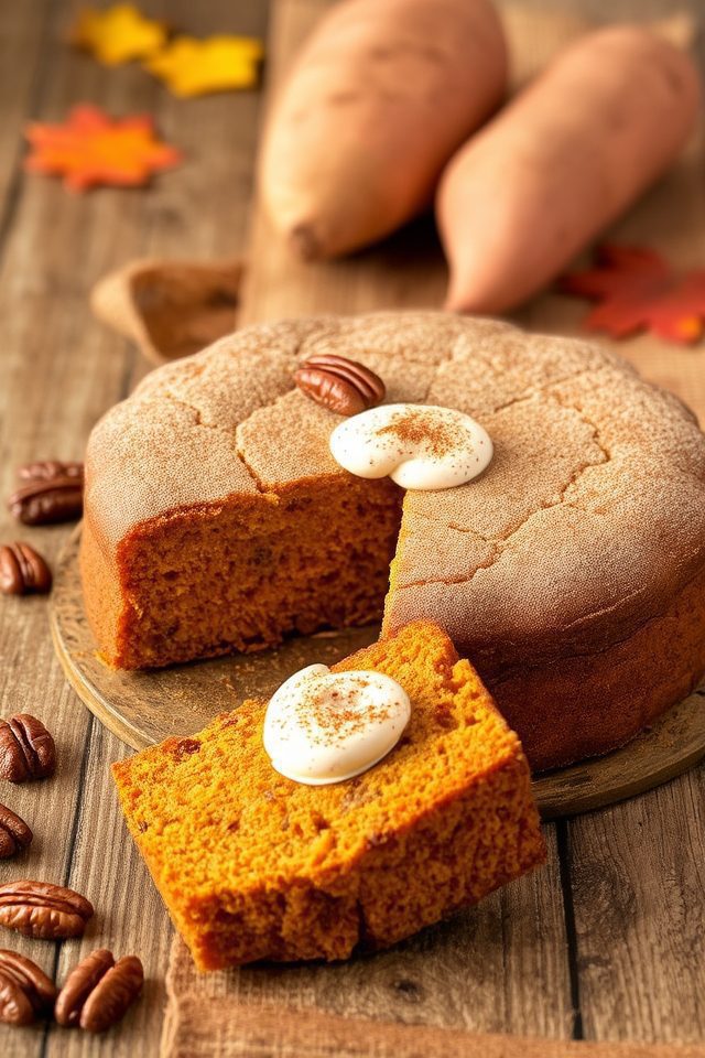 moist sweet potato cake