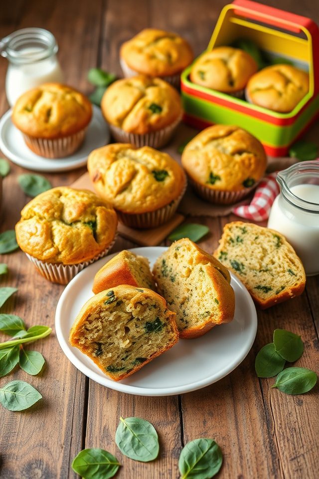 muffins with hidden vegetables