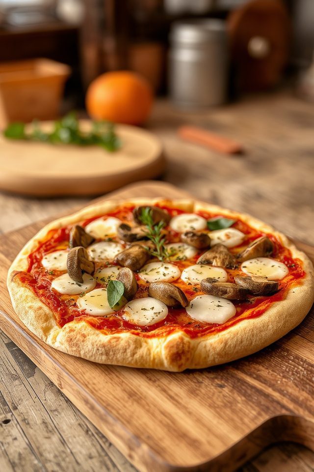 mushroom truffle pizza delight