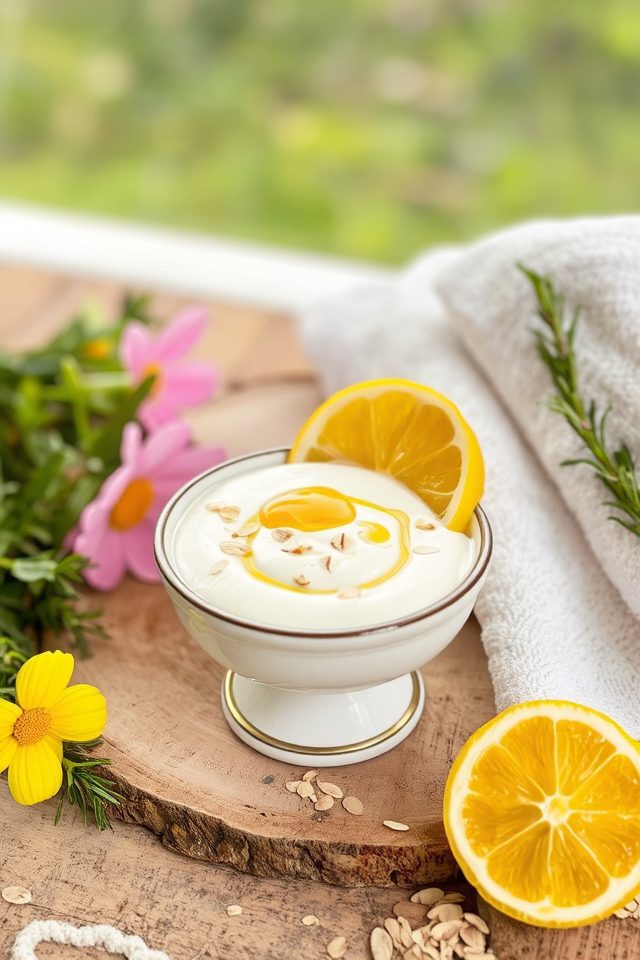natural skincare face mask