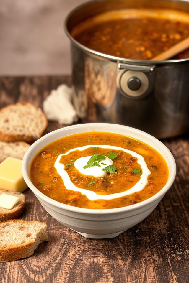 nutritious lentil soup option