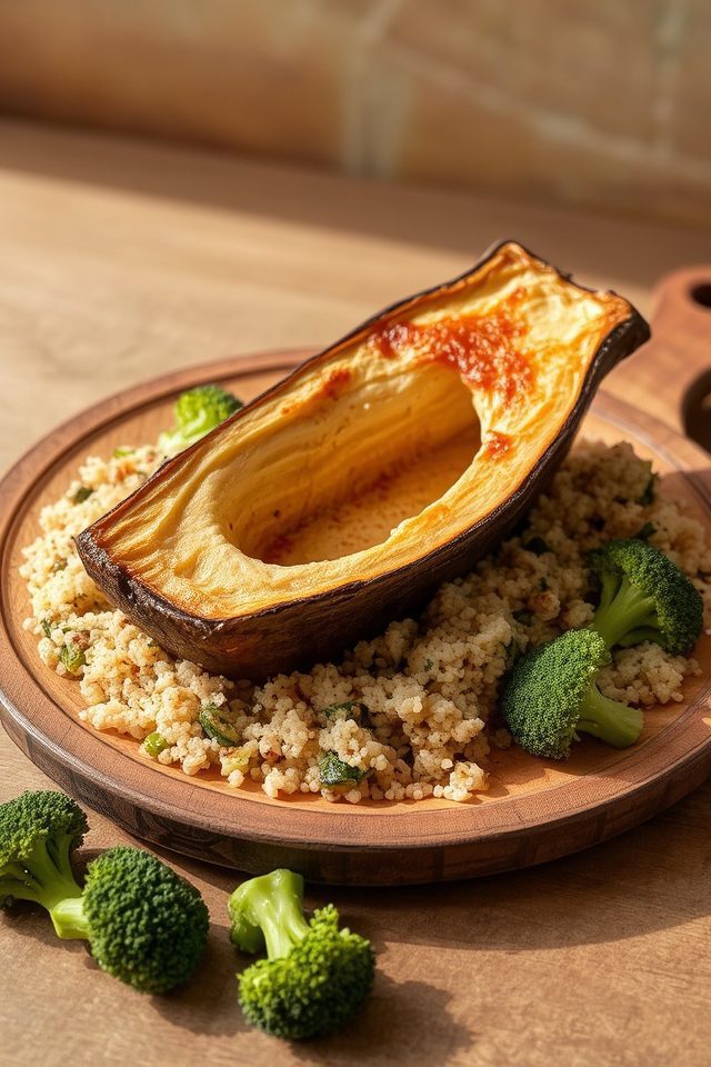 nutritious meal with broccoli
