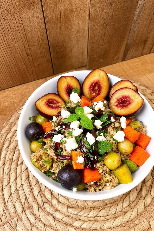 nutritious quinoa vegetable bowl