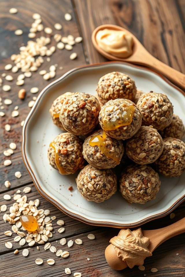 oat based protein energy bites