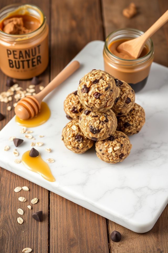 oat peanut butter bites