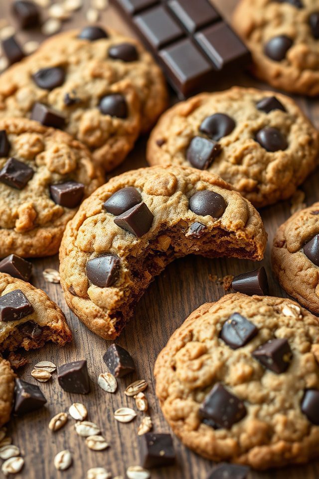 oatmeal dark chocolate cookies