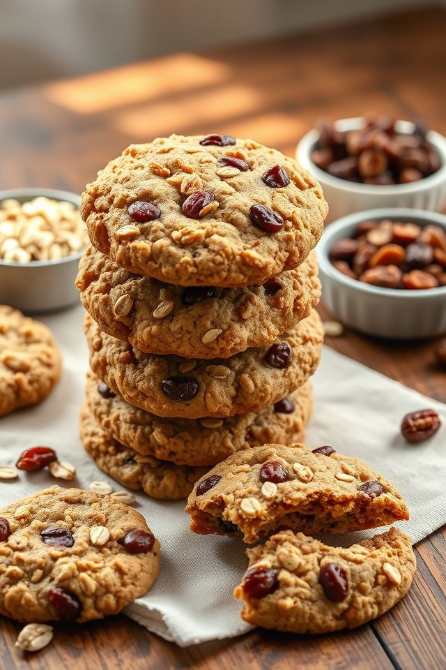oatmeal raisin breakfast cookies