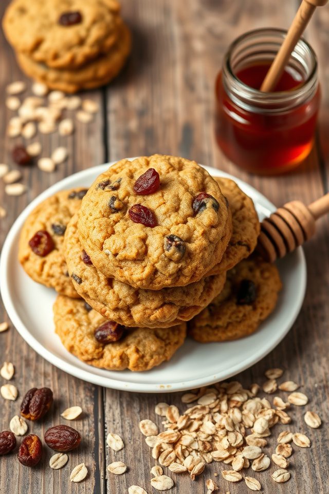 oatmeal raisin maple cookies