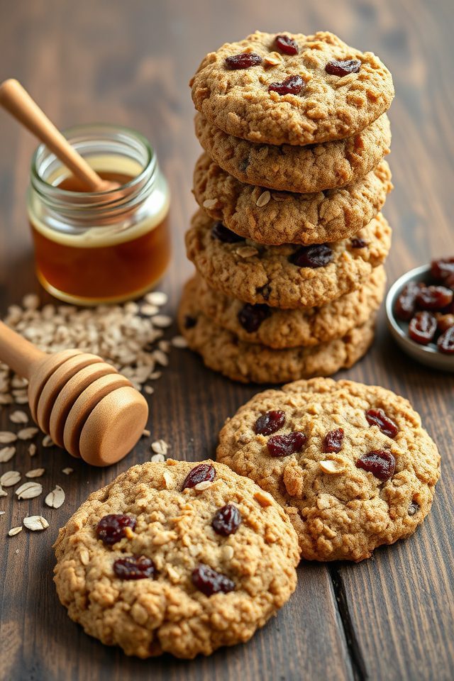 oatmeal raisin protein cookies