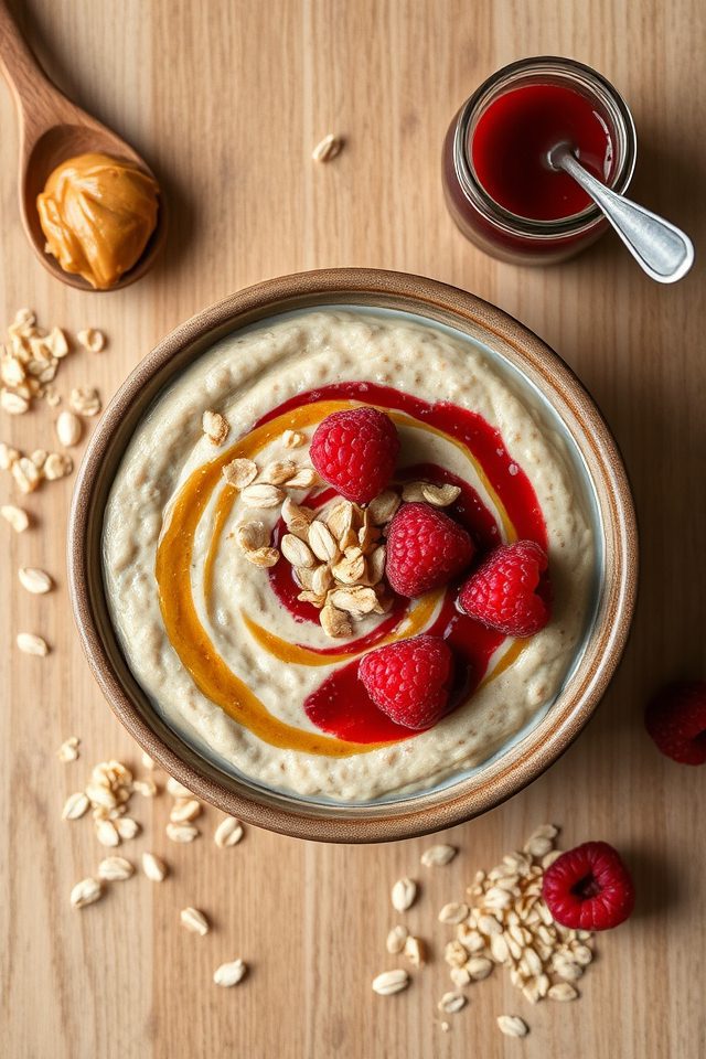 oatmeal with peanut butter