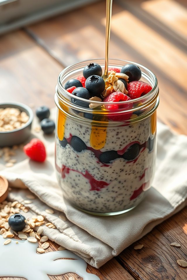 oats mixed with chia