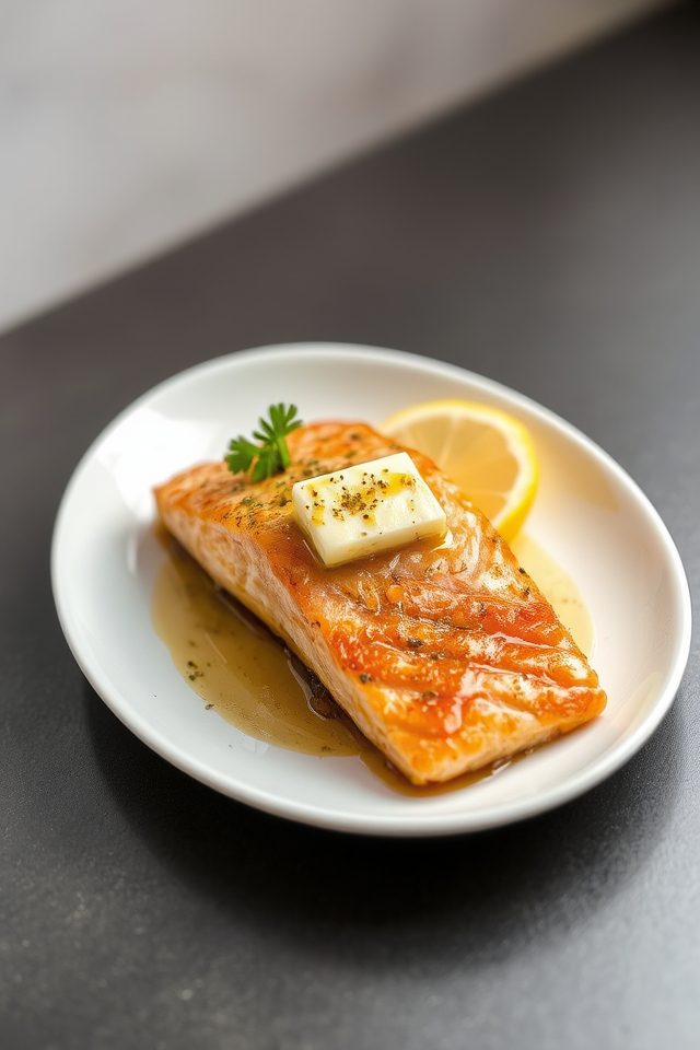 oven baked salmon dish