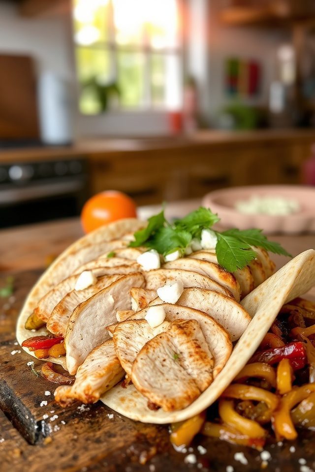 oven cooked fajita dish