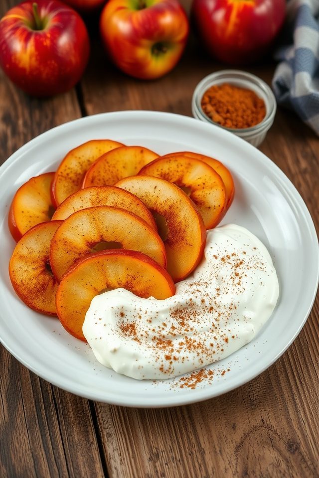 oven roasted spiced apples
