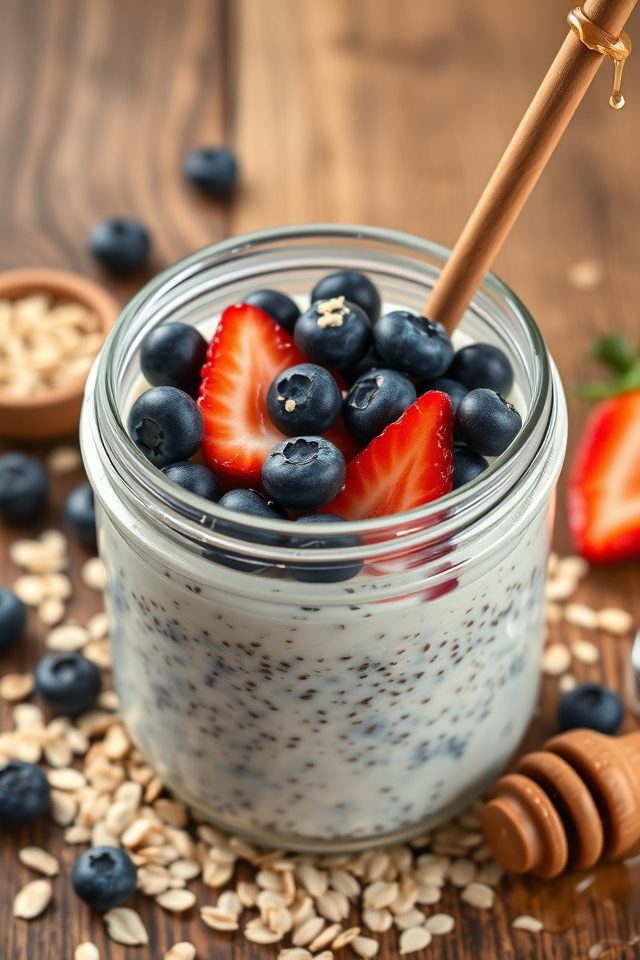 overnight chia seed oats