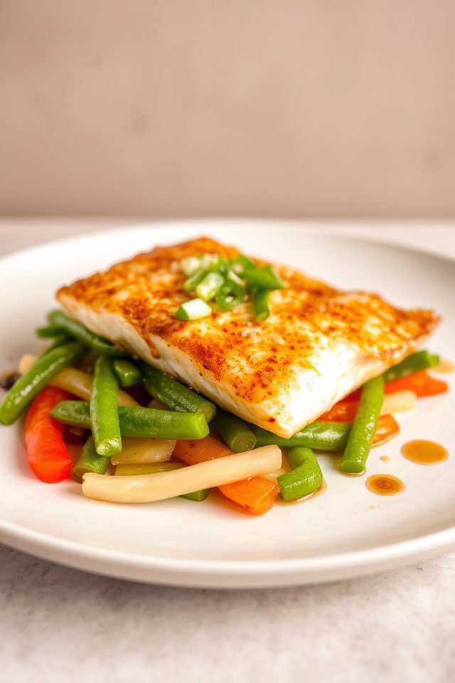 pan seared asian fish