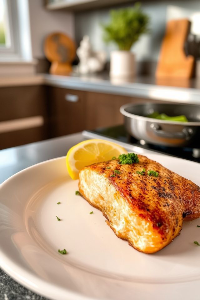 pan seared salmon fillets