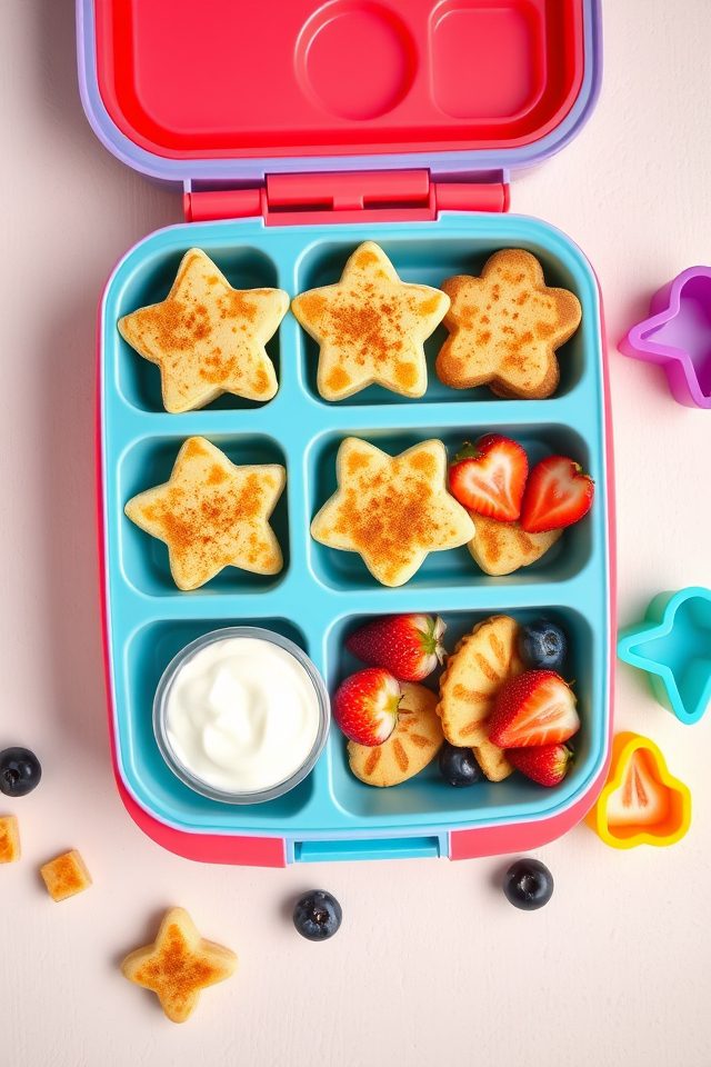 pancake bites fun shapes