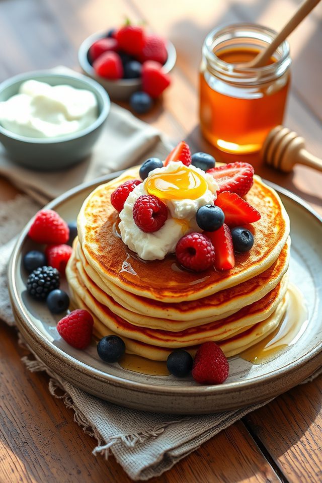 pancakes with cottage cheese