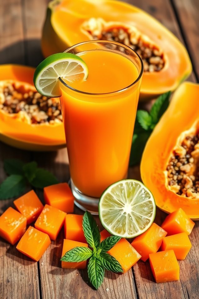 papaya lime digestive juice