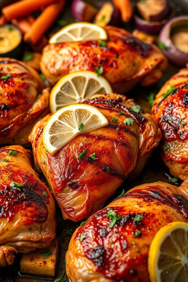 paprika spiced chicken thighs