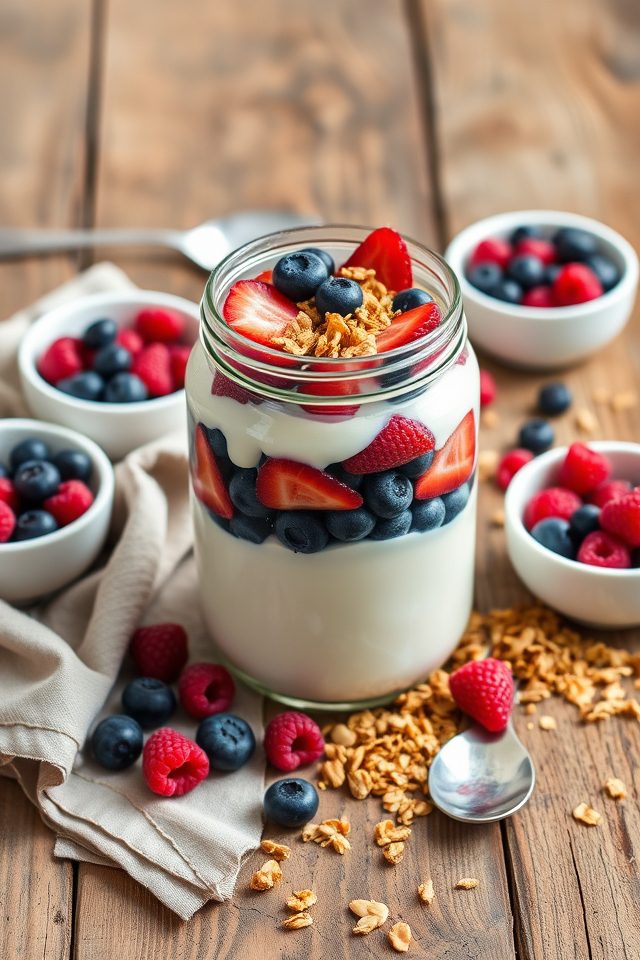 parfait kit with berries