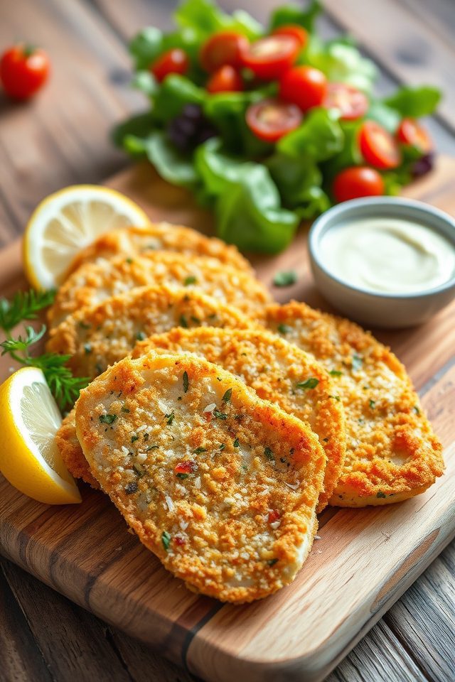 parmesan chicken breaded cutlets