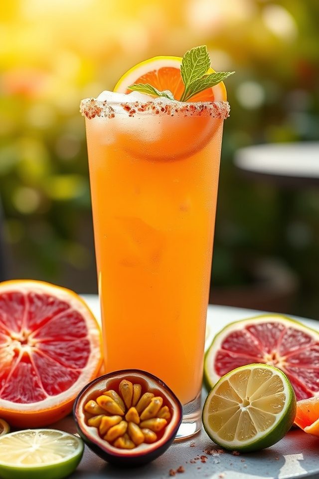 passion fruit tequila cocktail