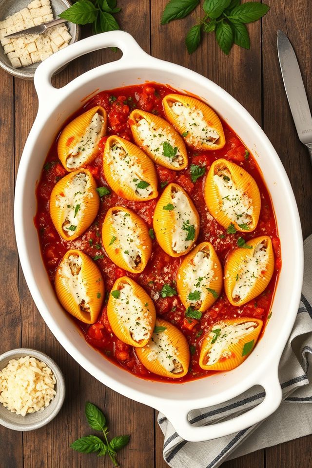 pasta filled with ricotta