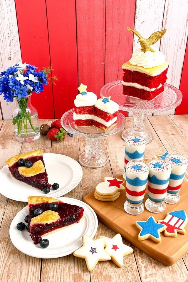 patriotic american sweet treats