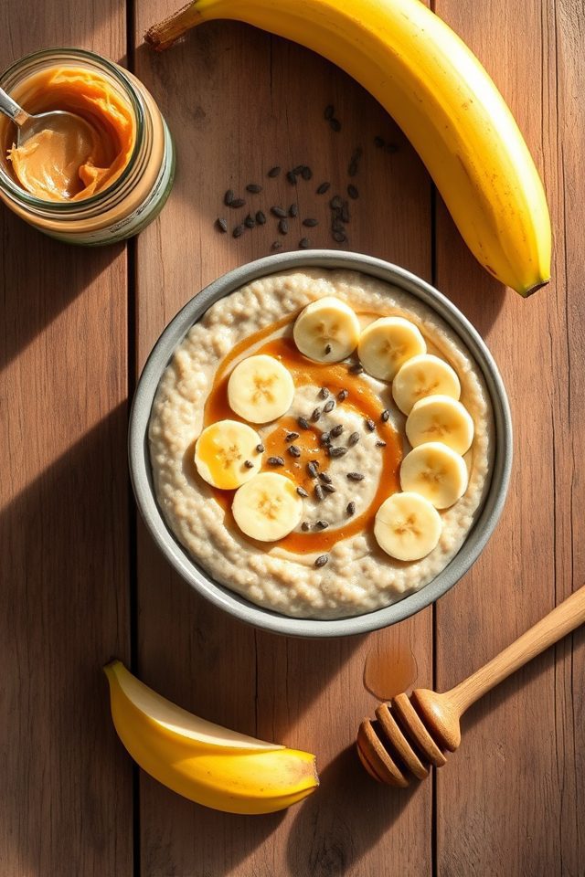 peanut butter banana oatmeal