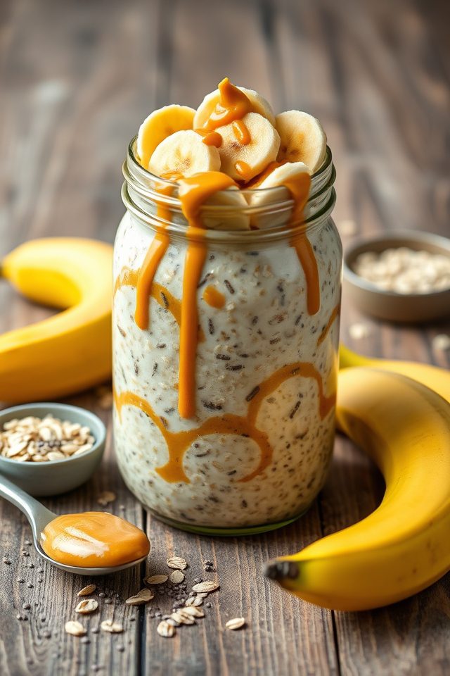 peanut butter banana oats