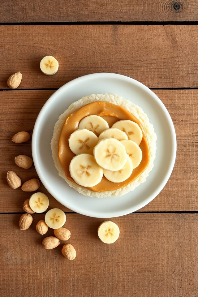 peanut butter banana snack