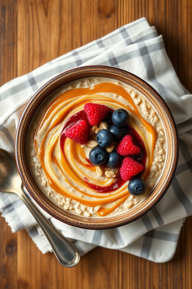 peanut butter jelly oatmeal
