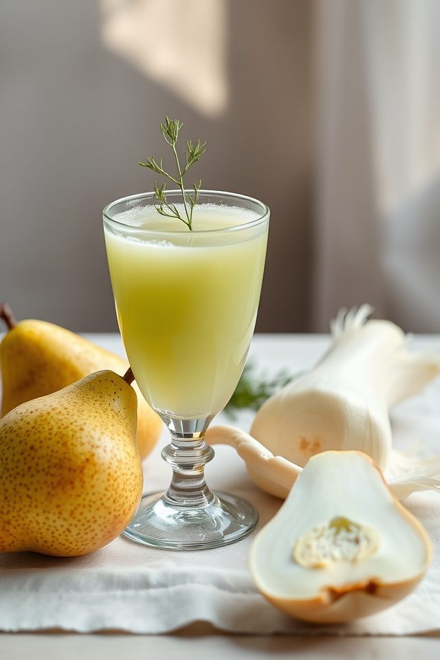 pear fennel calming juice