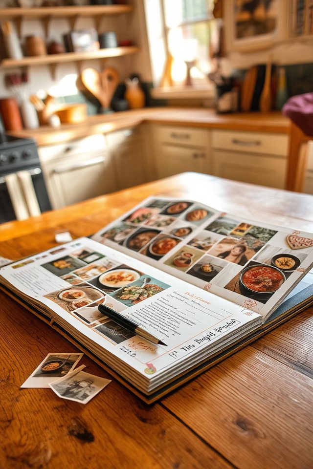 personalized family recipe book