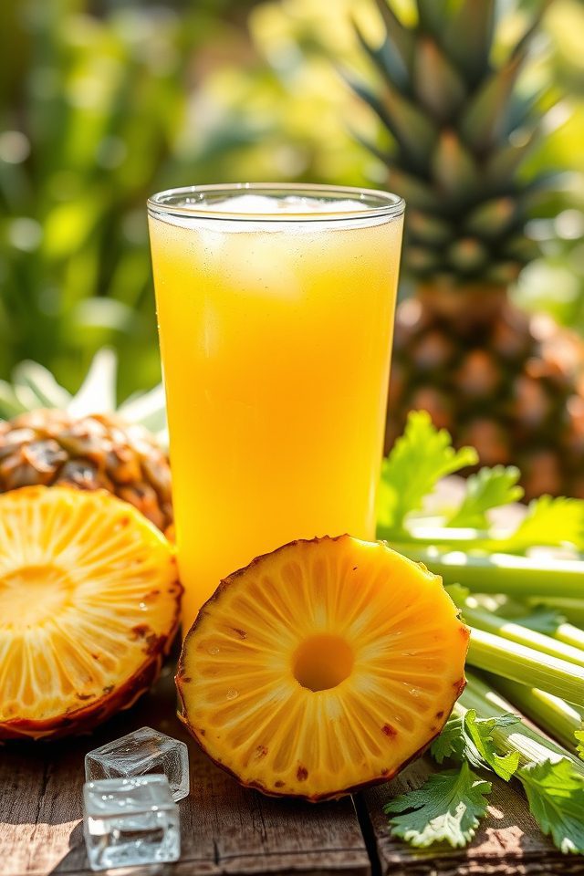 pineapple celery radiant complexion