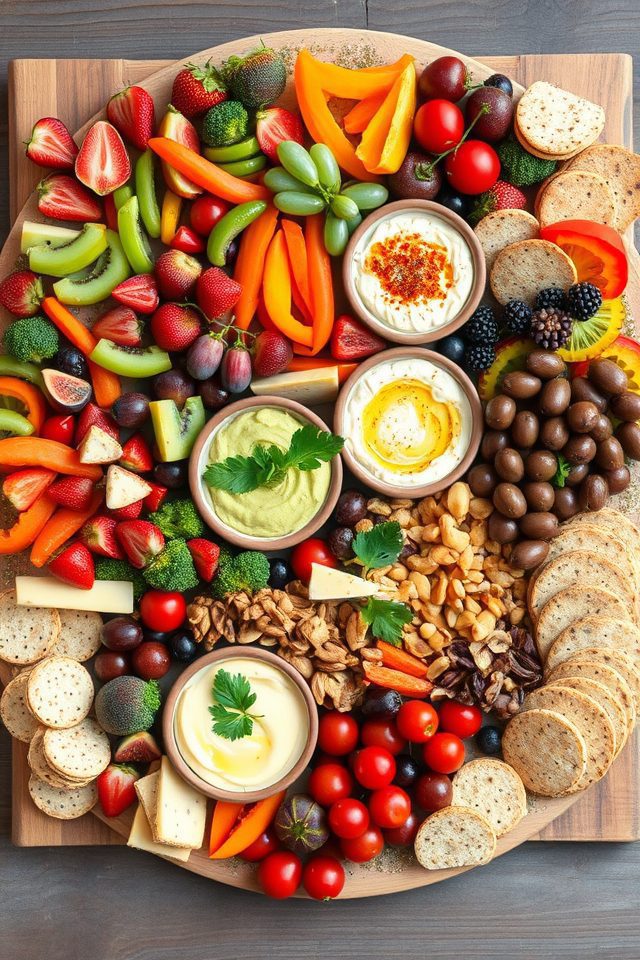plant based appetizer platter