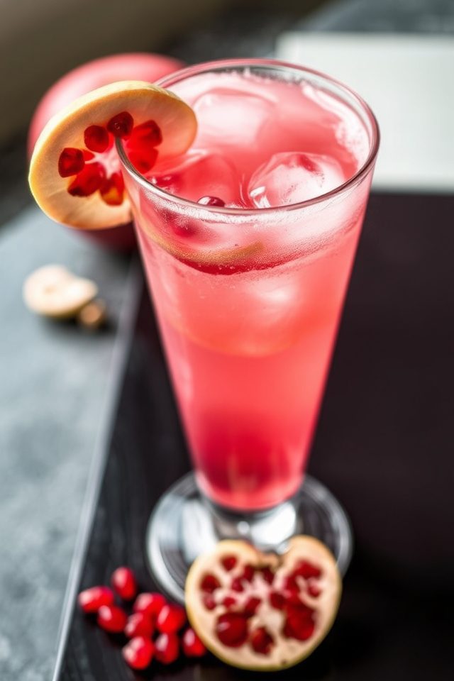 pomegranate ginger fizz recipe