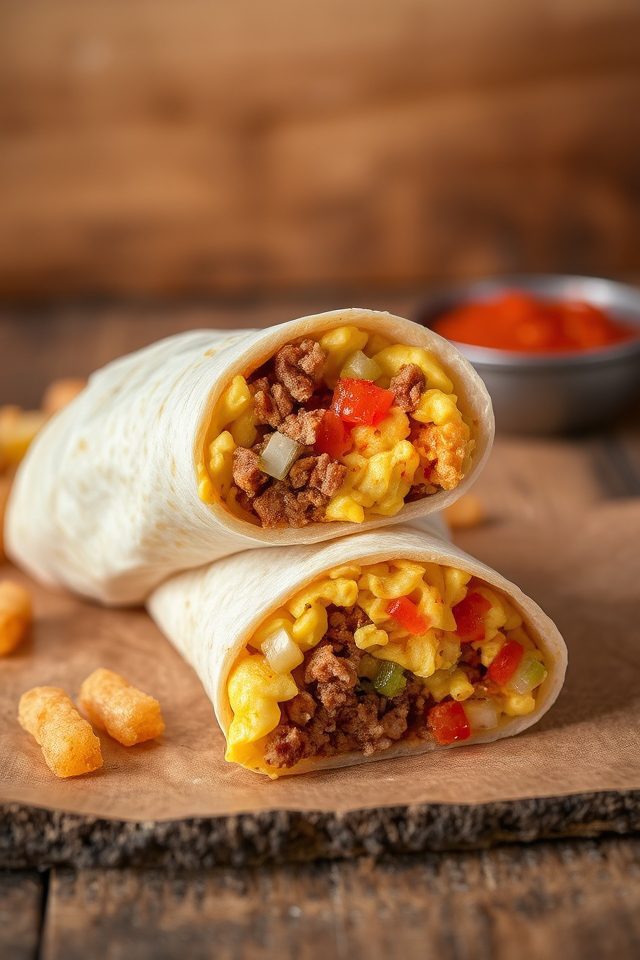 pork breakfast burrito recipe