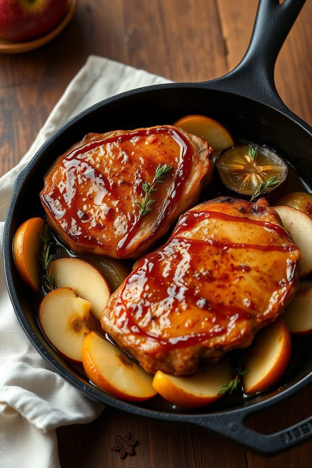pork chops apple cider