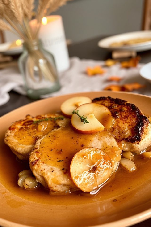 pork chops autumn delight