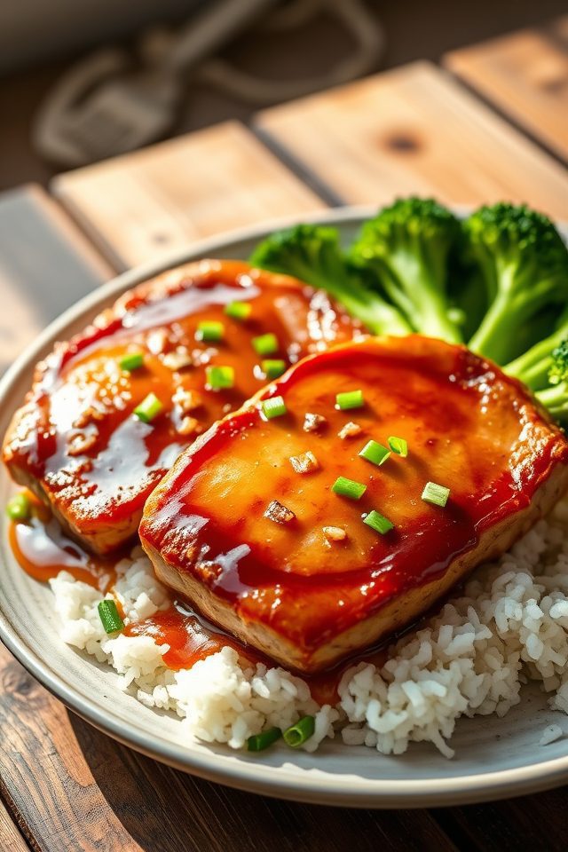 pork chops with honey