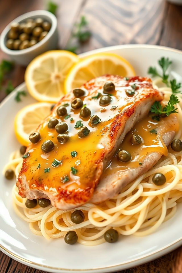 pork lemon caper sauce