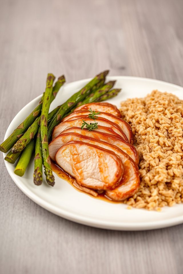 pork tenderloin with asparagus