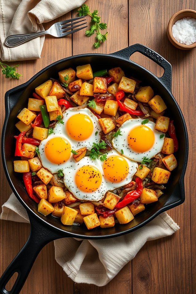 potato egg skillet recipe