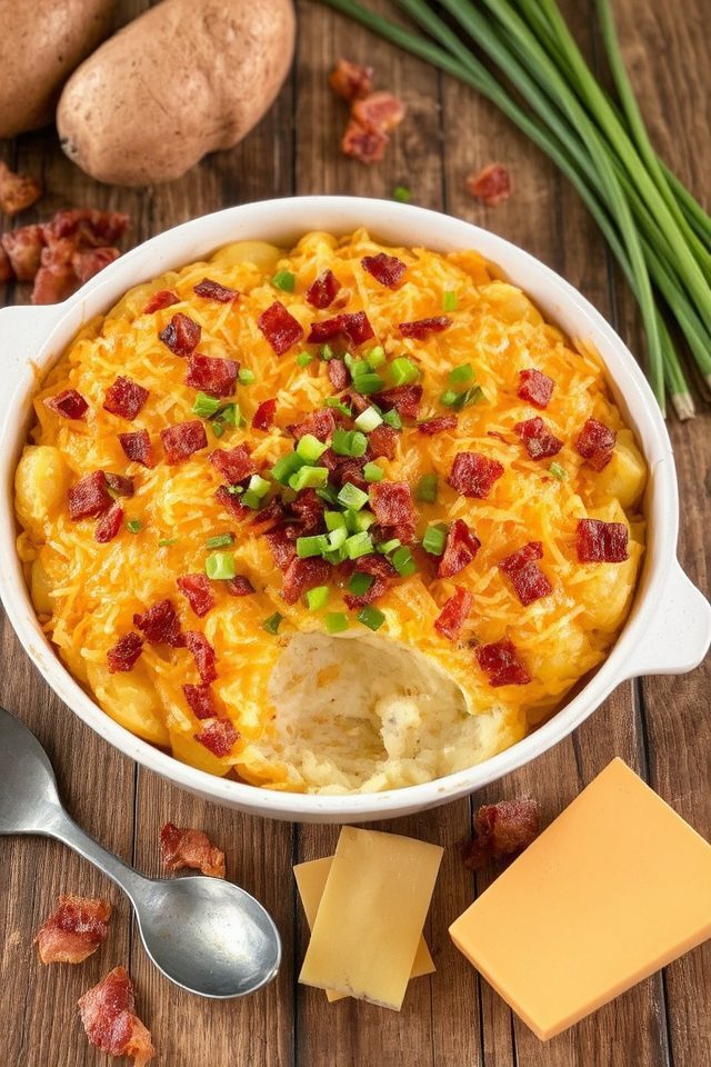 potatoes bacon cheese casserole