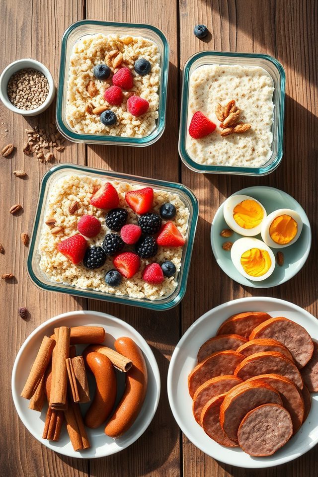 prepare breakfast basics ahead