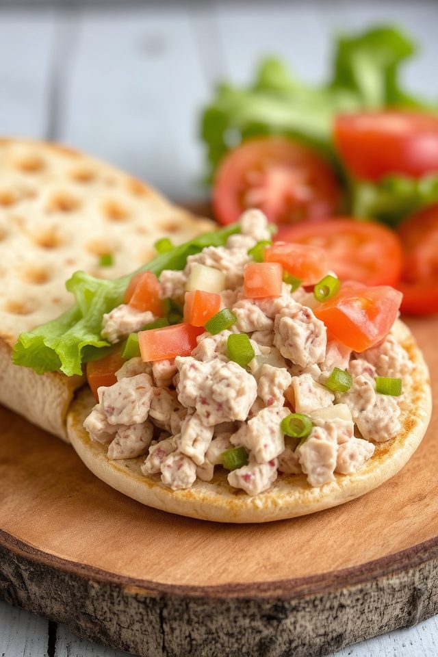 protein packed tuna wrap